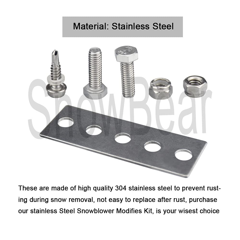 SnowBear kit delivers smoother discharge and extended throwing distance.