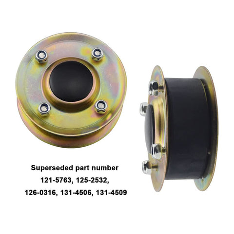 SnowBear pulley kit dust caps protect bearings during use