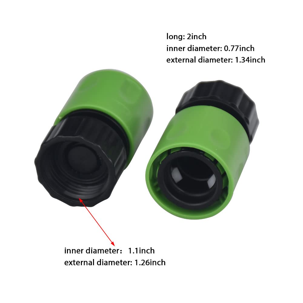 SnowBear quick-connect hose adapter enables easy mower deck cleaning setup.