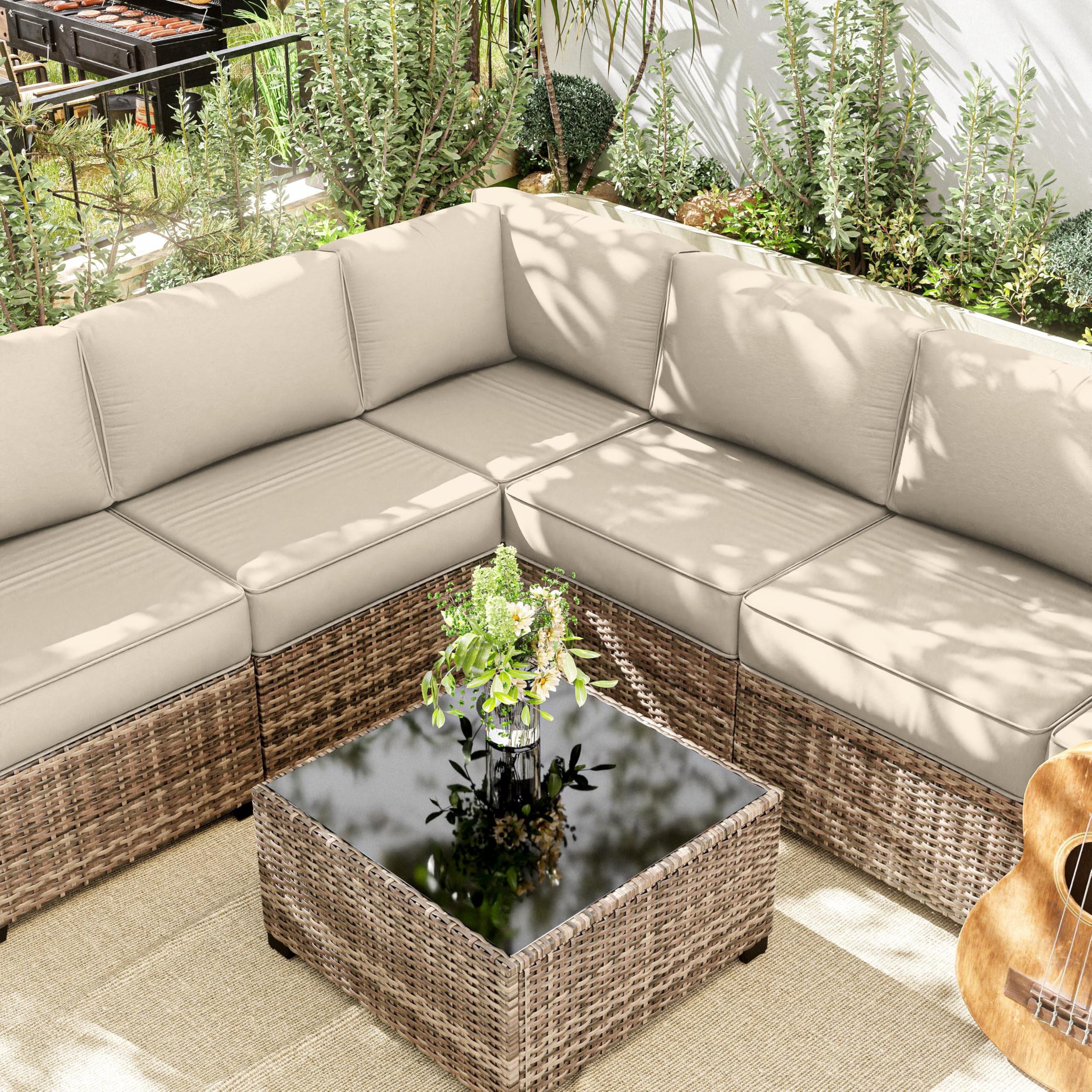 Snubbull slipcovers backrest close-up showing secure fit and edge-to-edge coverage