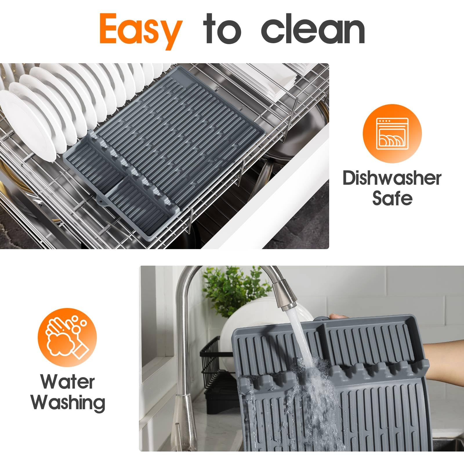 Snuggery drip pad protects surfaces and simplifies cleanup.