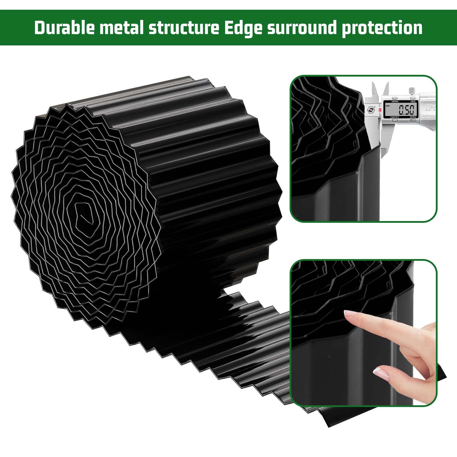 SnugNiture flexible-use edging allows easy customization of borders.