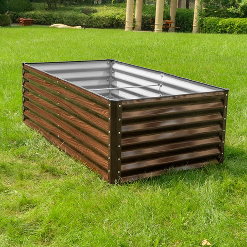 SnugNiture galvanized raised garden bed bottomless drainage for healthy roots.