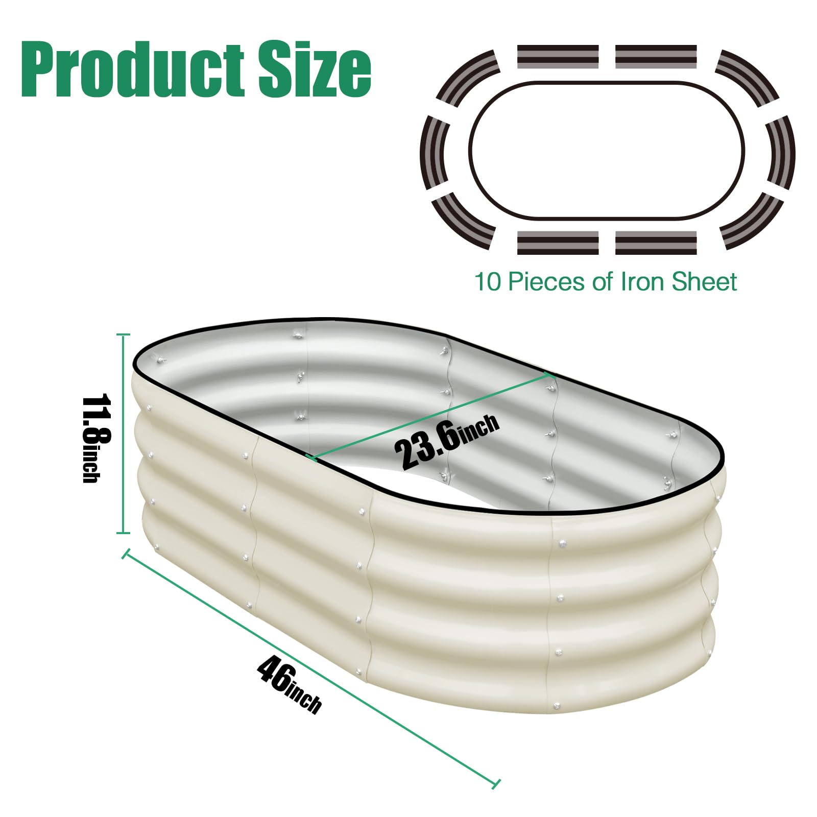SnugNiture galvanized raised garden bed durability for long outdoor use.