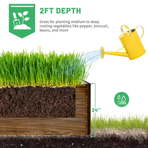 SnugNiture galvanized steel planter box demonstrating weather-resistant outdoor use.