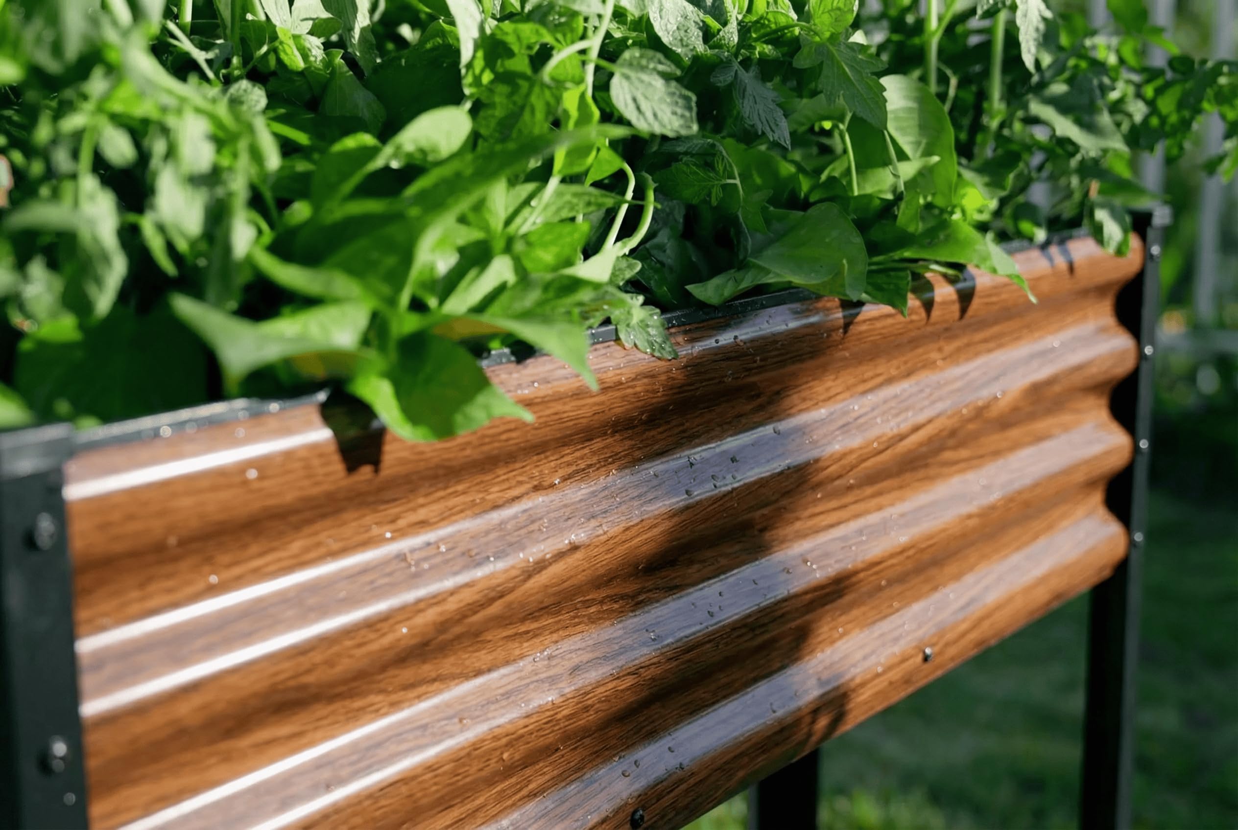 SnugNiture raised garden bed with legs outdoor-ready for patio or balcony