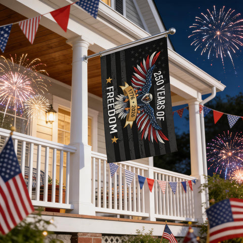 Perfect for Fourth of July celebrations and year-round display