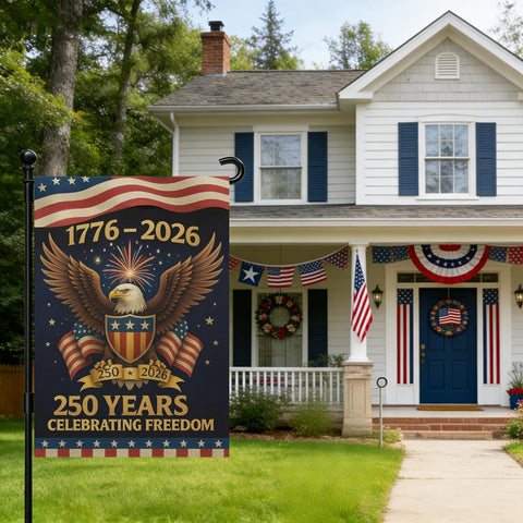 Snungee patriotic decor flag suitable for porch or yard displays