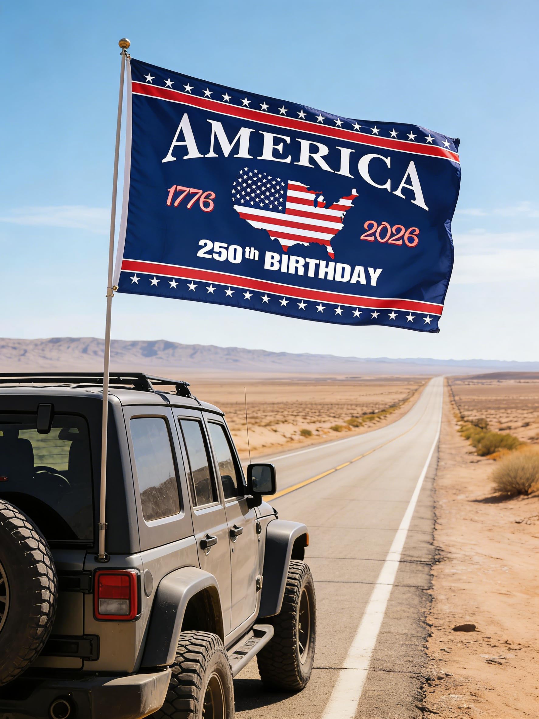 Snungee outdoor-durable polyester flag resists fading and tearing in sun and wind