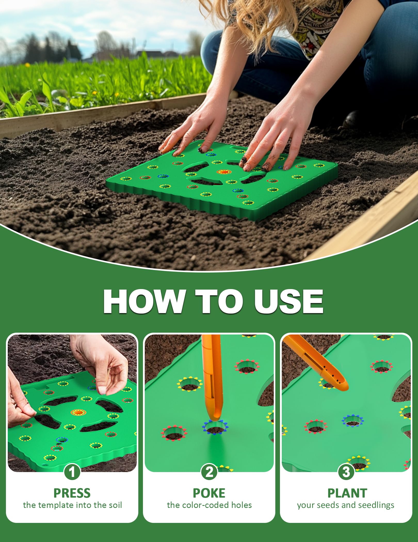 Snurfado Seed Spacer Tool ideal for beginners learning spacing