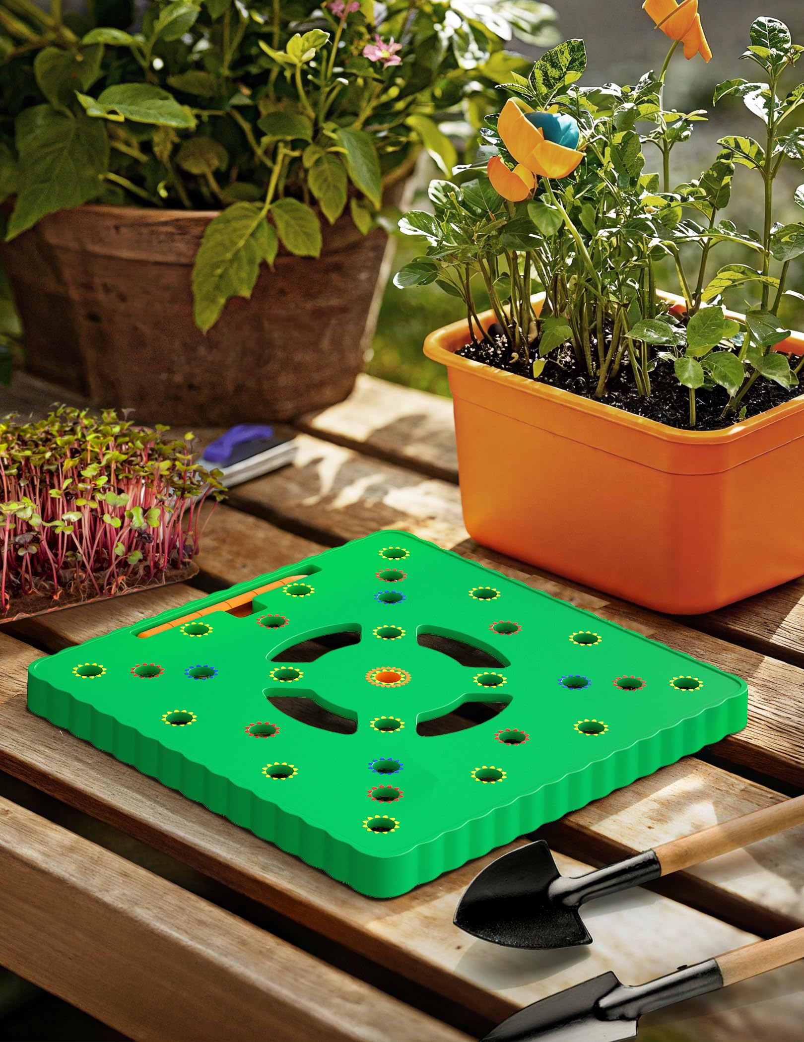 Snurfado Seed Spacer Tool features for easy-to-use gardening