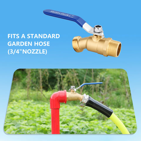 SNUTUYA car wash spigot enables easy high-flow rinsing