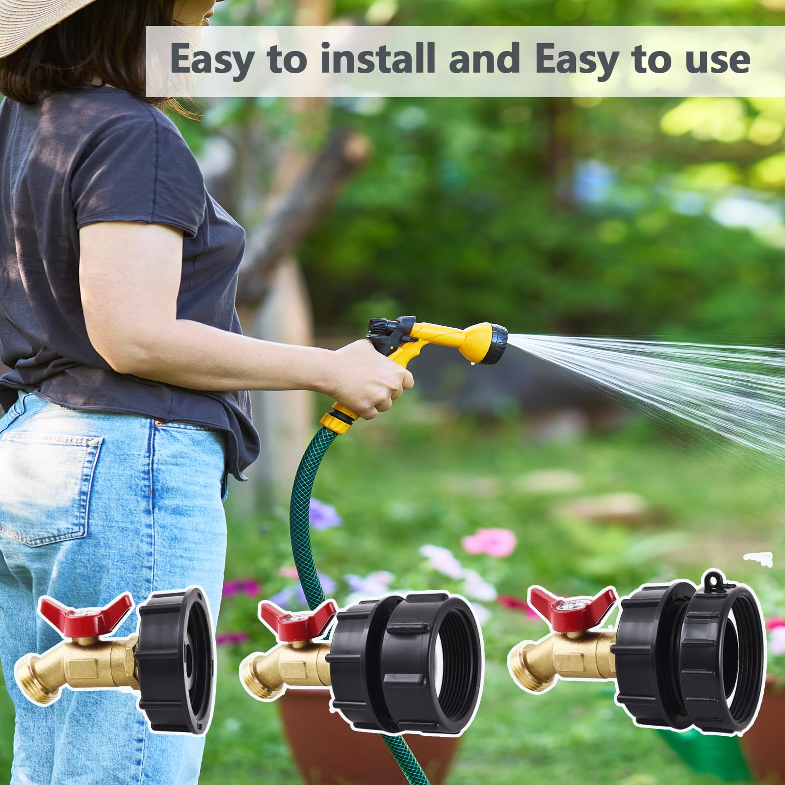 SNUTUYA brass and polyethylene build for long-lasting use