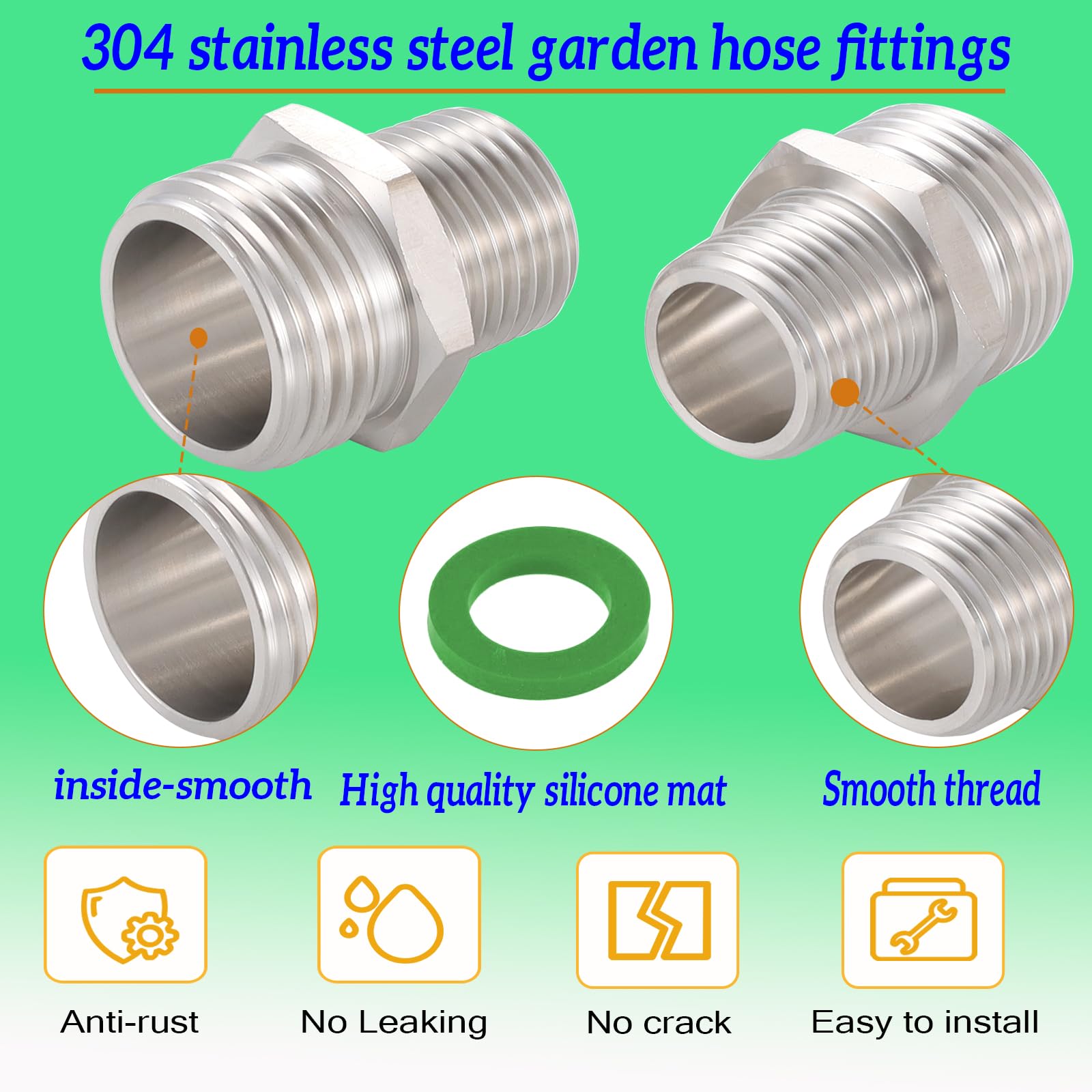 SNUTUYA heavy-duty forge stainless steel construction for outdoor use