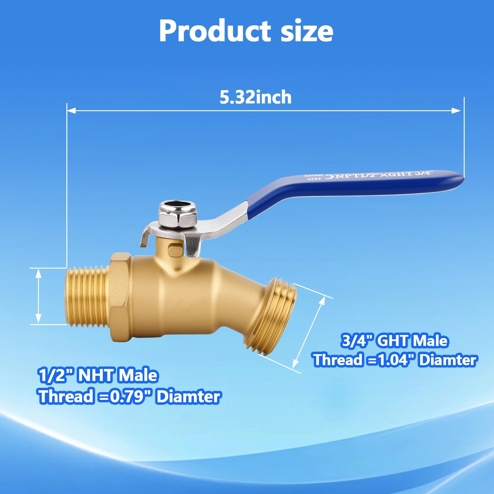 SNUTUYA lead-free brass keeps water safe and plumbing reliable.