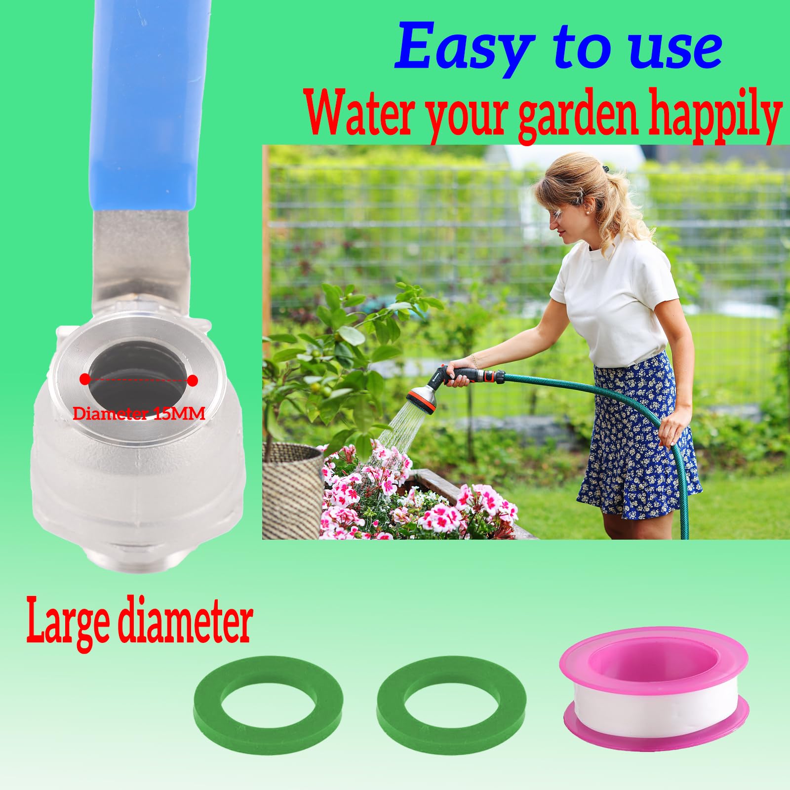 Lead-free SNUTUYA outdoor spigot designed for safe water use in homes and yards.