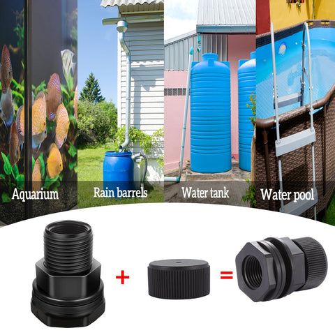 SNUTUYA PVC bulkhead connection demonstrates durable water tank attachment