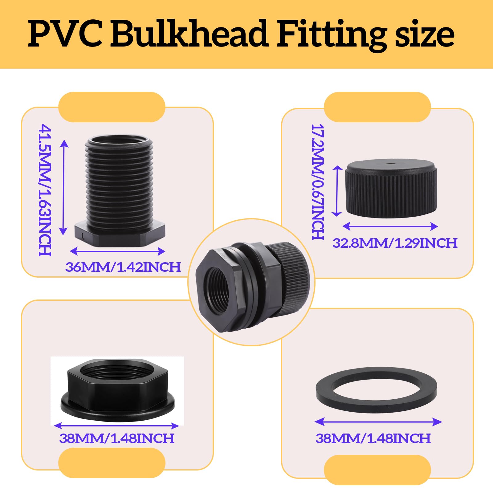SNUTUYA rubber washer seal enhances leak prevention at connections
