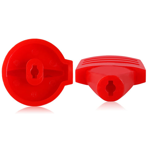 SOAJEE throttle knob kit red easy grip close-up.