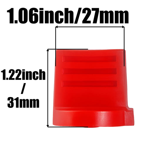 SOAJEE throttle knob kit red side profile showing compact design.