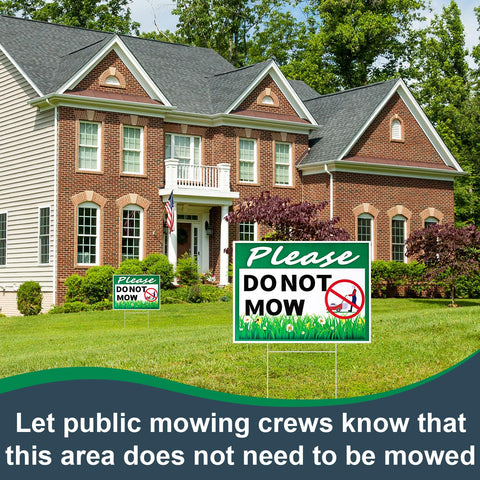 Soaoo double-sided yard sign attracts attention from both sides.