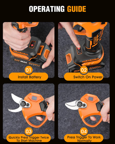 SOARFLY pruning shears included accessories and case for complete pruning kit