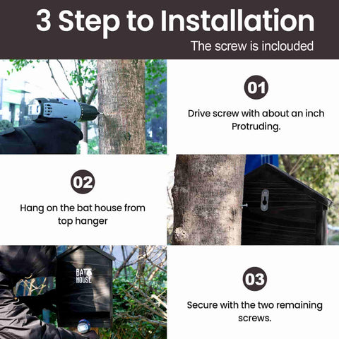 Sobalai bat house sun exposure guidance promotes healthy roosting conditions.