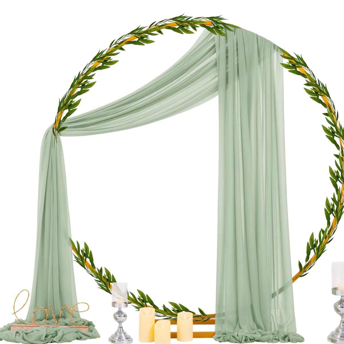 Socomi sage green backdrop drapes ideal for photography backdrops and events