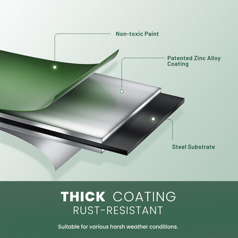 SOCONT 2x2x1ft bed suited for vegetables, herbs and fruits on patios.