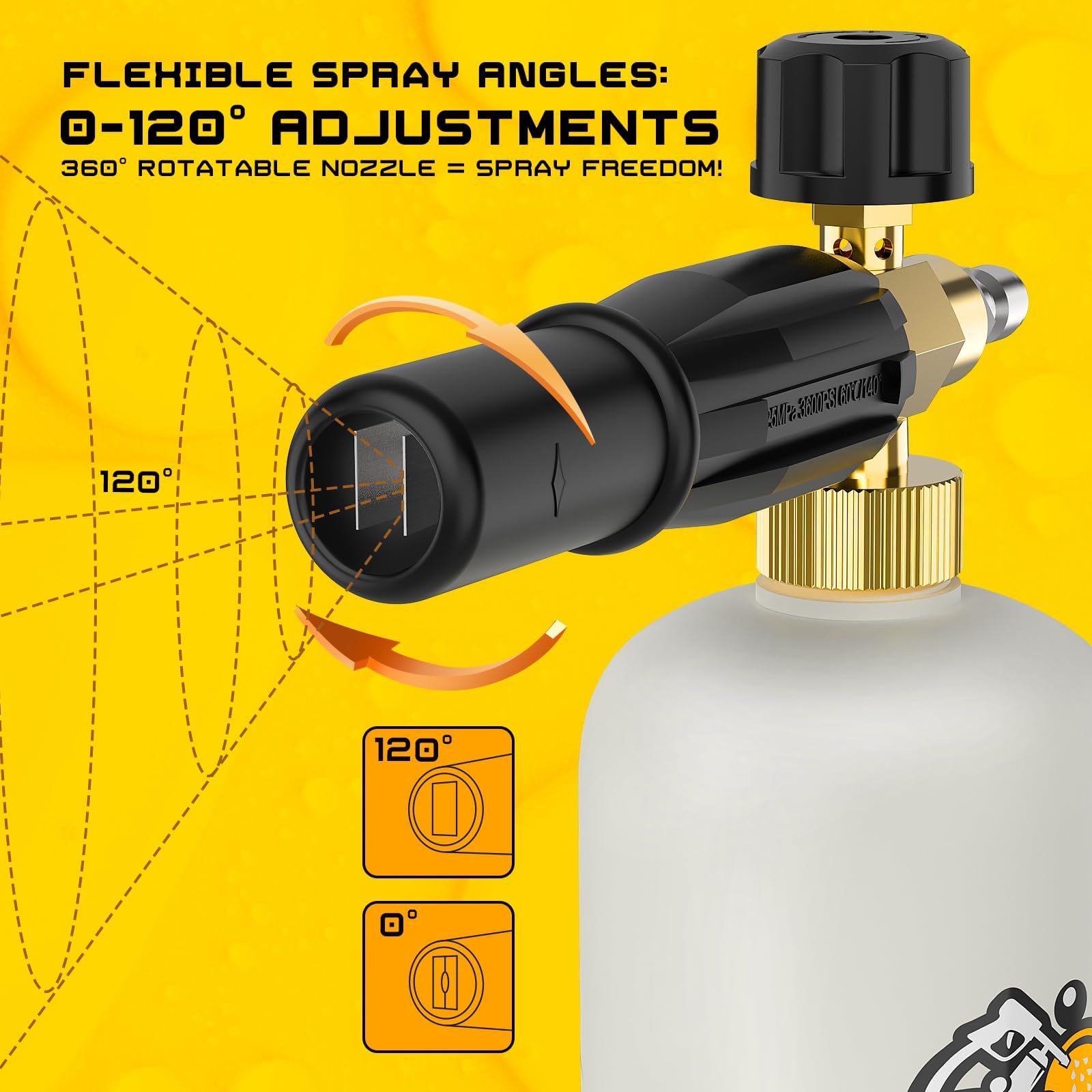 SOFIPE foam cannon compatible with gas and electric washers