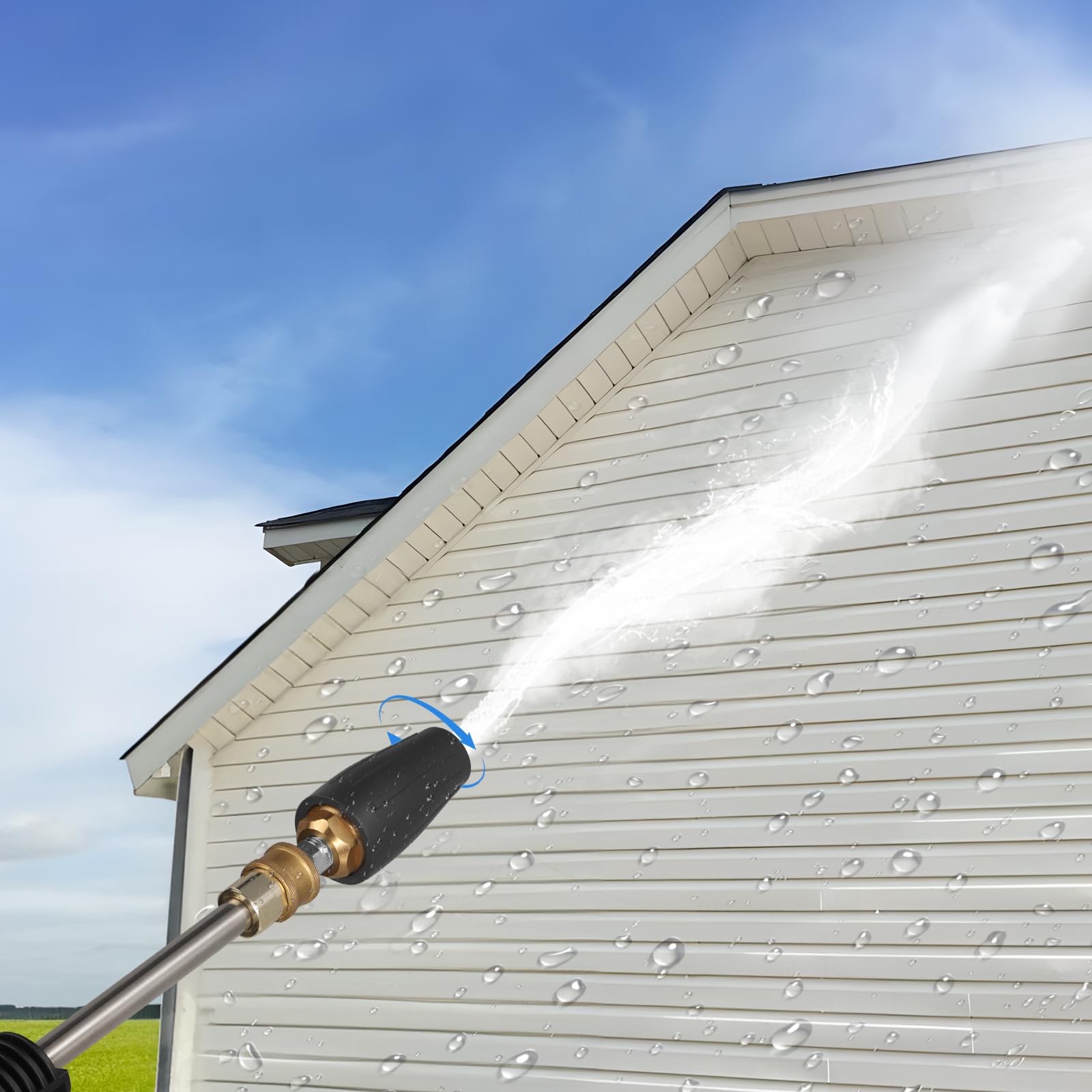 SOFIPE turbo nozzle with ceramic core delivers durable cleaning power.