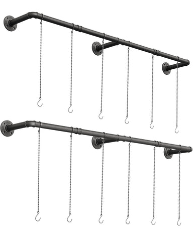 SOFITORG easy-to-install metal bar supports heavy planters securely