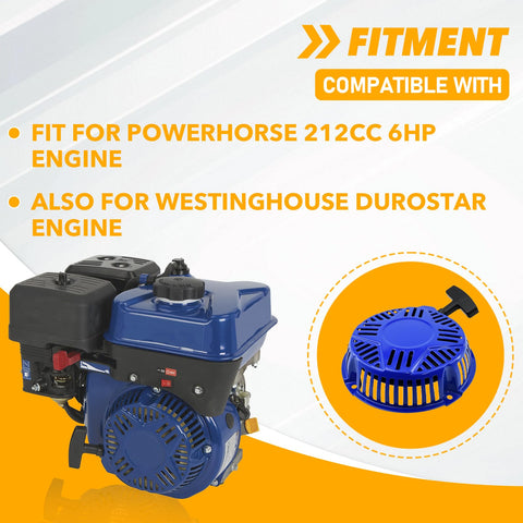 SOFO pull-start with robust metal shell for durability