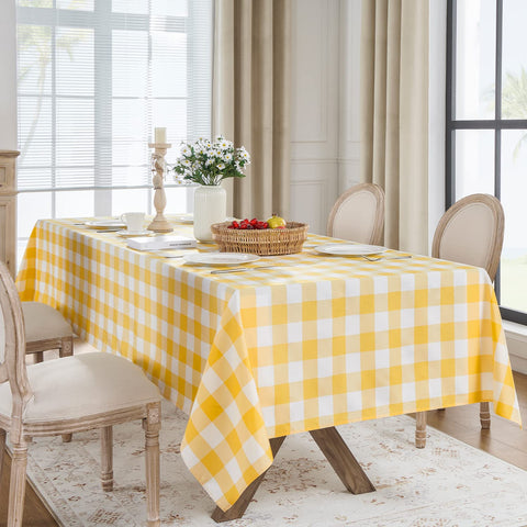 Softalker care-friendly tablecloth machine washable cold water.