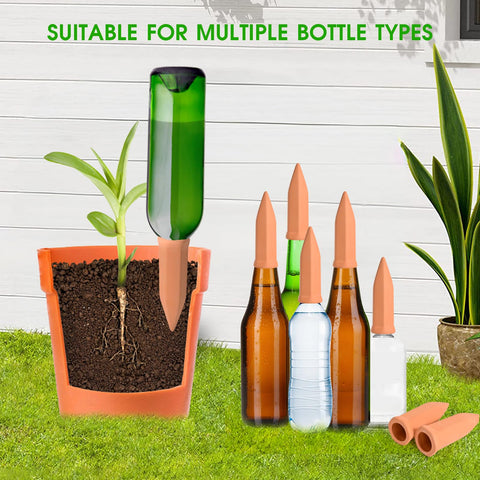 Softassilk APPD wine bottle watering setup suitable for hands-free irrigation