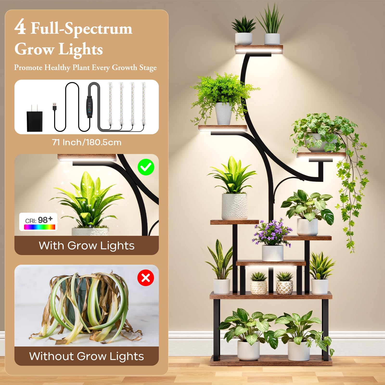 Softeen metal frame highlights sturdy, rust-proof construction for durability.