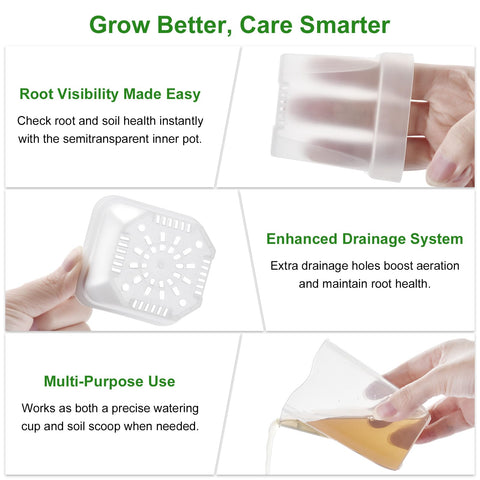 Softum wick system providing balanced hydration for cuttings and seedlings