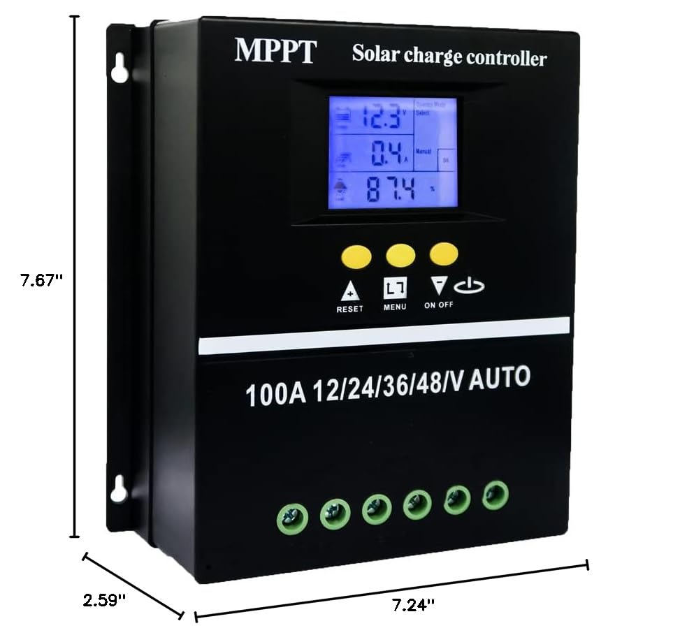 SOGTICPS 100A MPPT controller wiring connections support safe installation