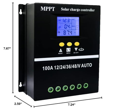 SOGTICPS 100A MPPT controller wiring connections support safe installation