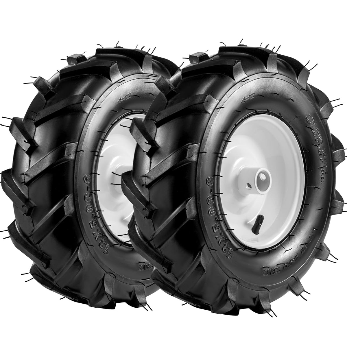 Soiiw 13x5.00-6 tiller tire 2-pack replacement for garden tractors.