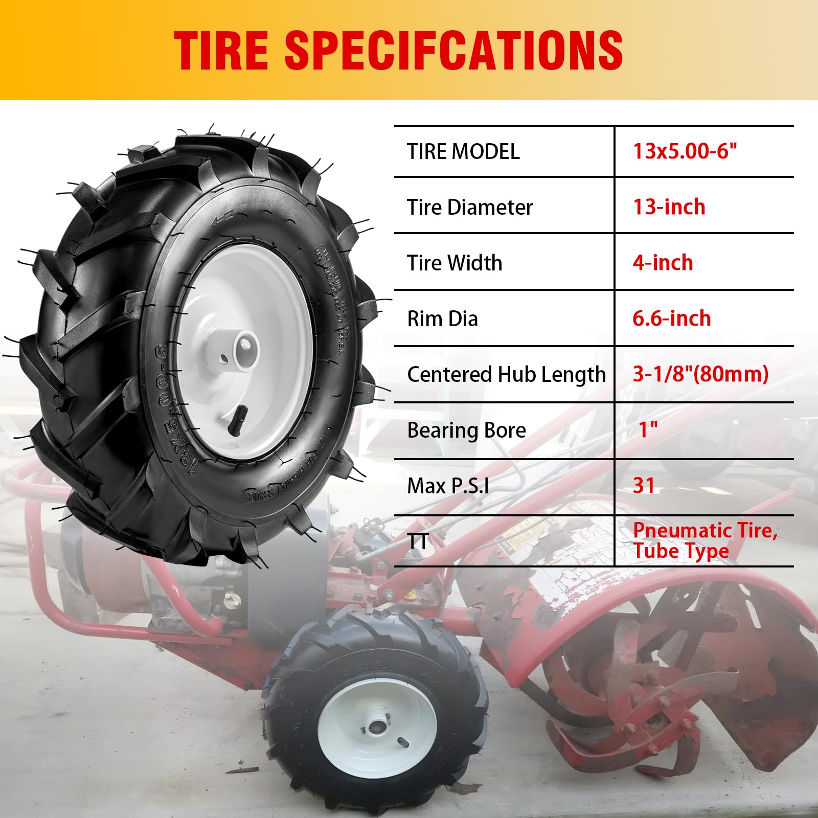 Soiiw centered hub length 3-1/8 inch shown for precise fit.