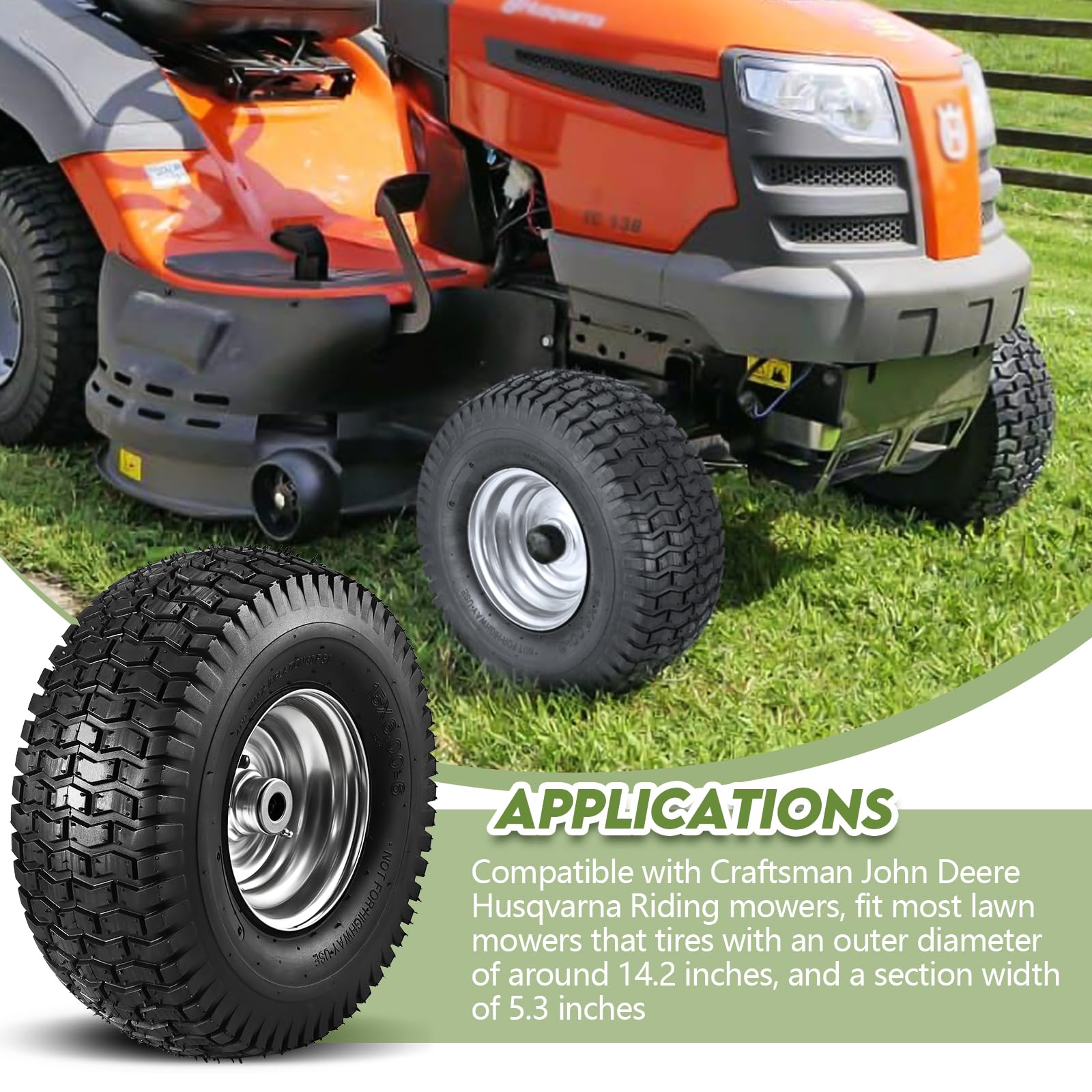 Soiiw front tire supports up to 400 pounds for heavier loads.