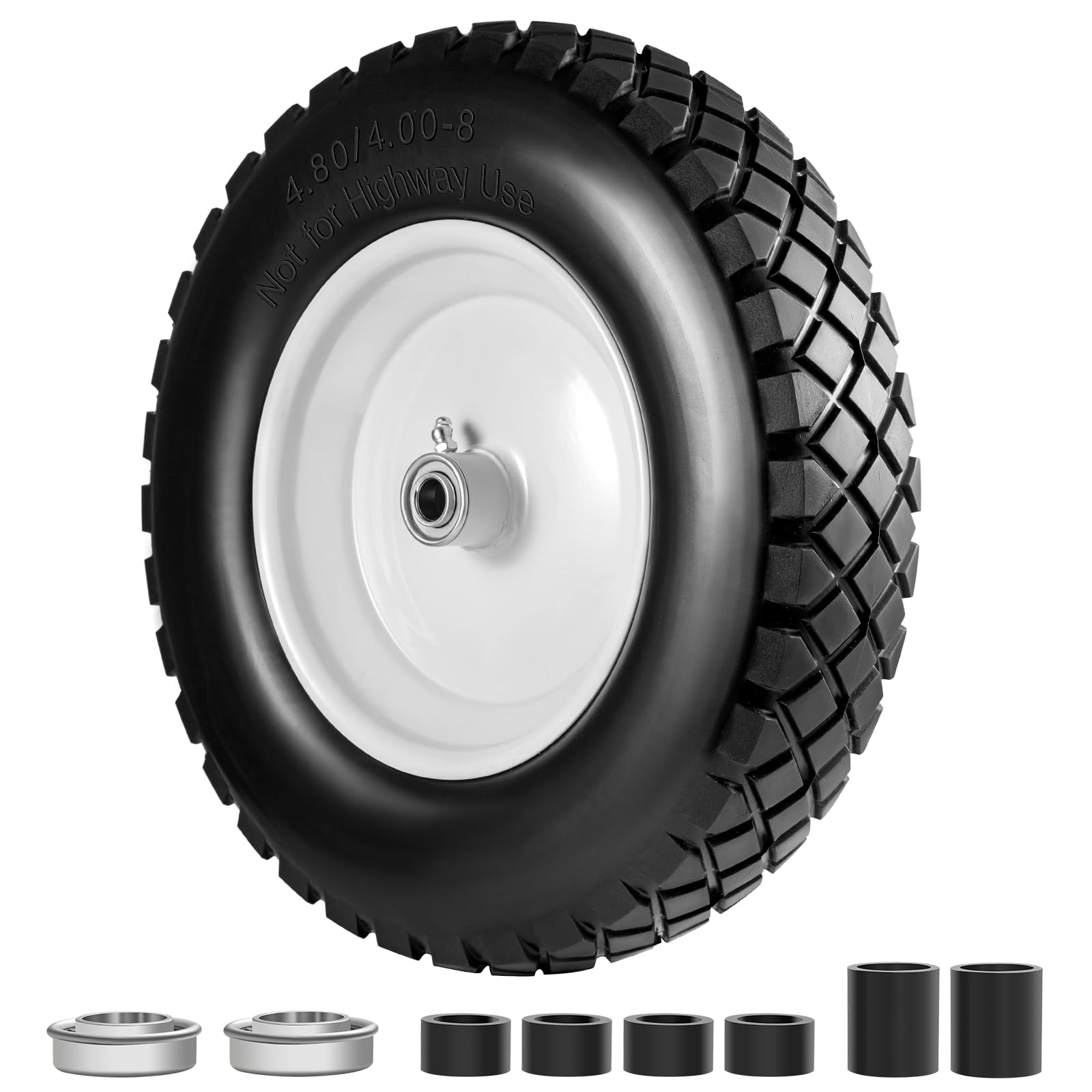 Soiiw rugged wheel designed for hard outdoor use and long life.