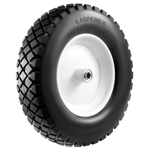 Soiiw universal-fit wheel suits hand trucks and garden trailers.