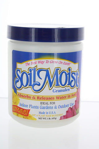 Soil Moist granules close-up illustrating moisture retention for plants
