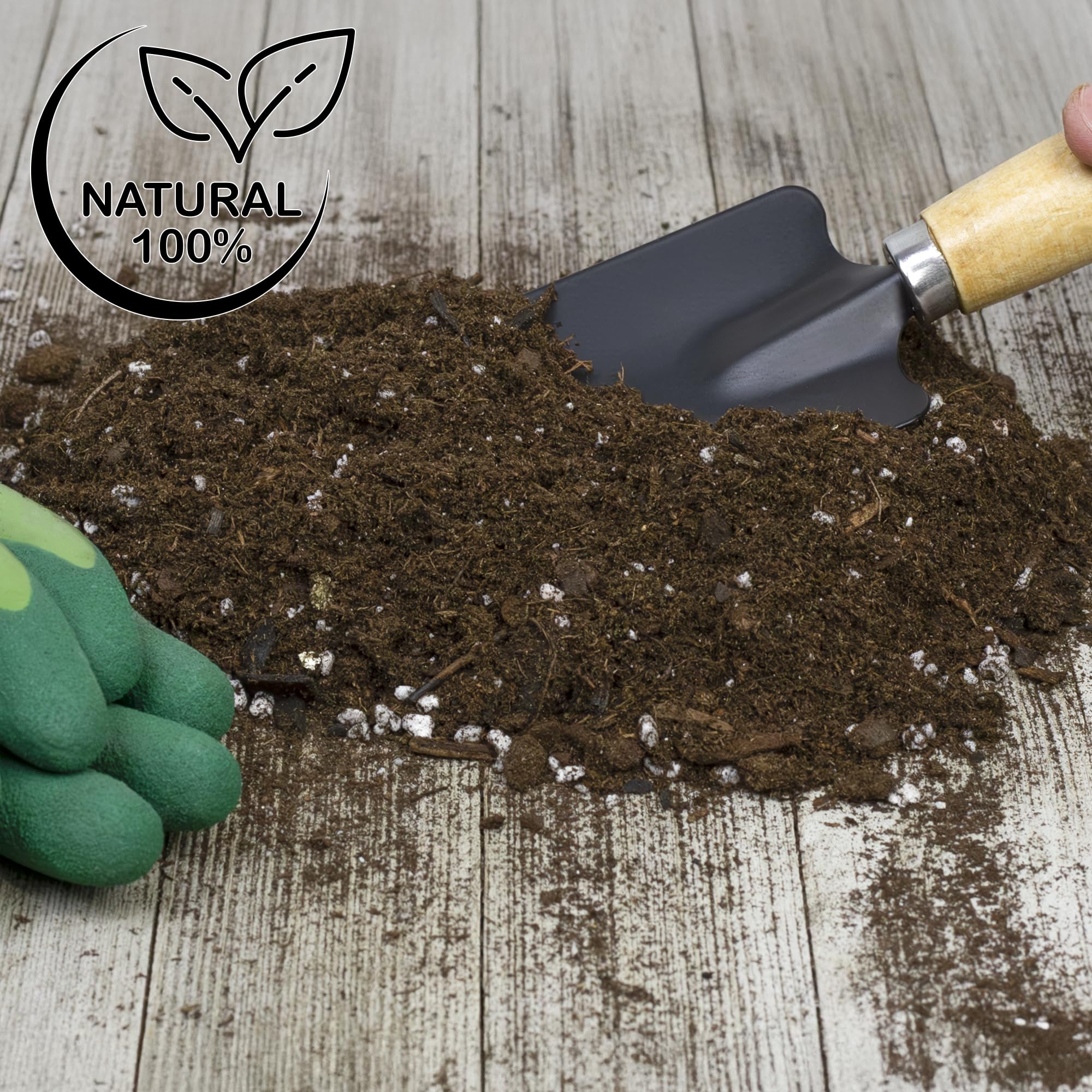 Eco-friendly packaging and clean Soil Sunrise soil.