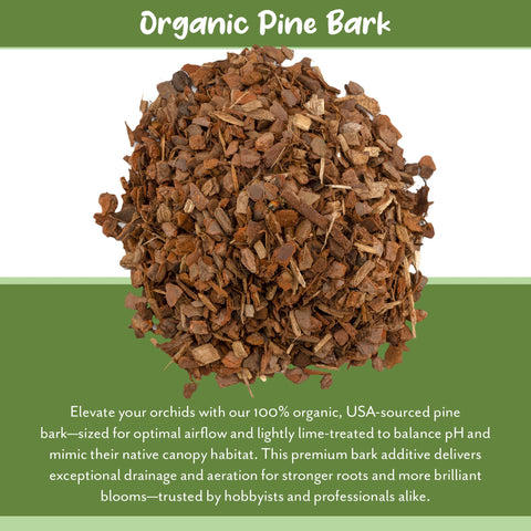 Soil Sunrise Epiphyte-friendly bark promotes natural-growing environment.