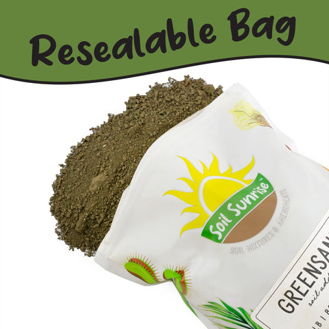 Easy-to-use soil conditioner blends into potting mixes.