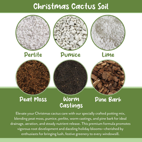 Soil Sunrise pumice and perlite improve drainage and root oxygen.