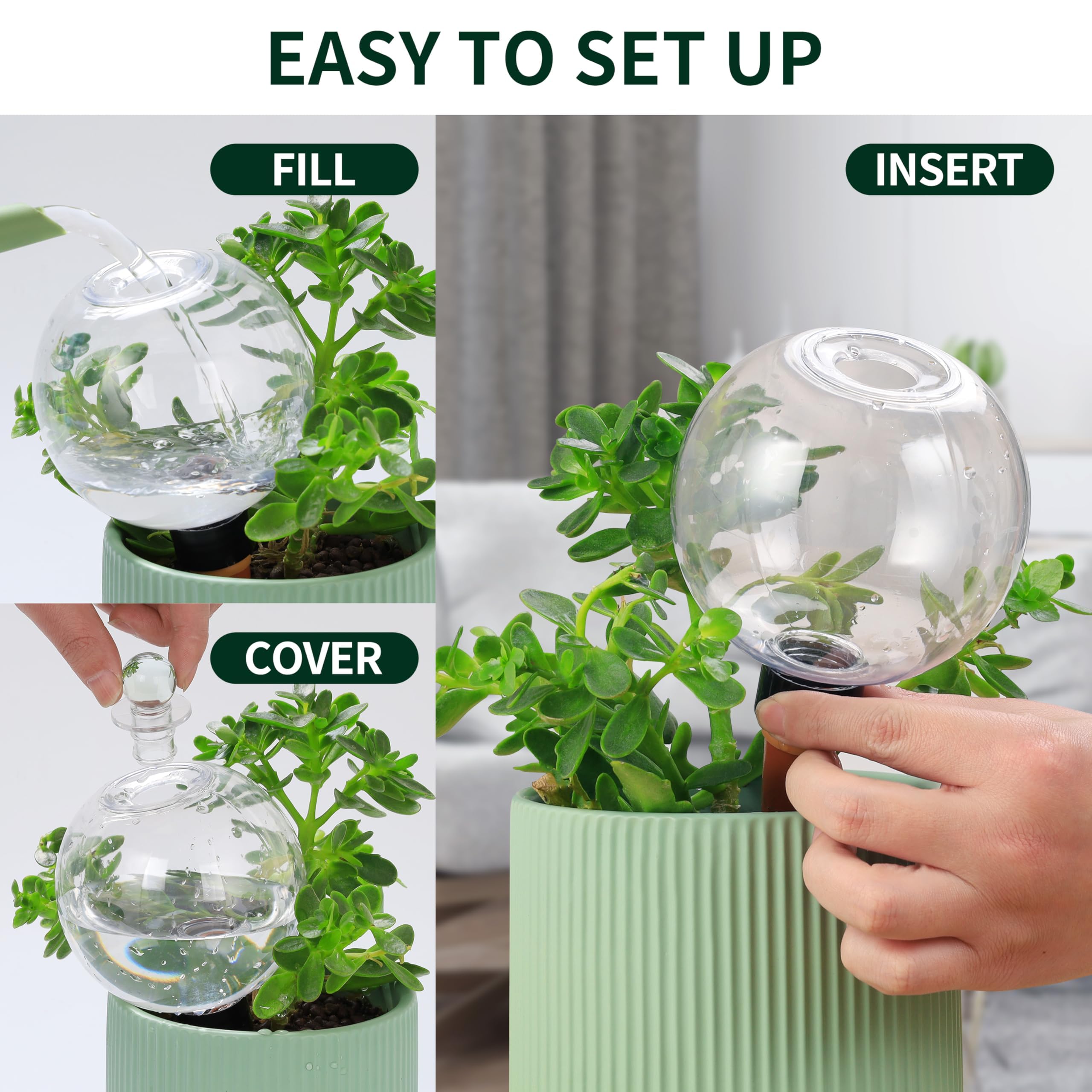 Soilagua durable PET plastic with clay stakes withstands weather